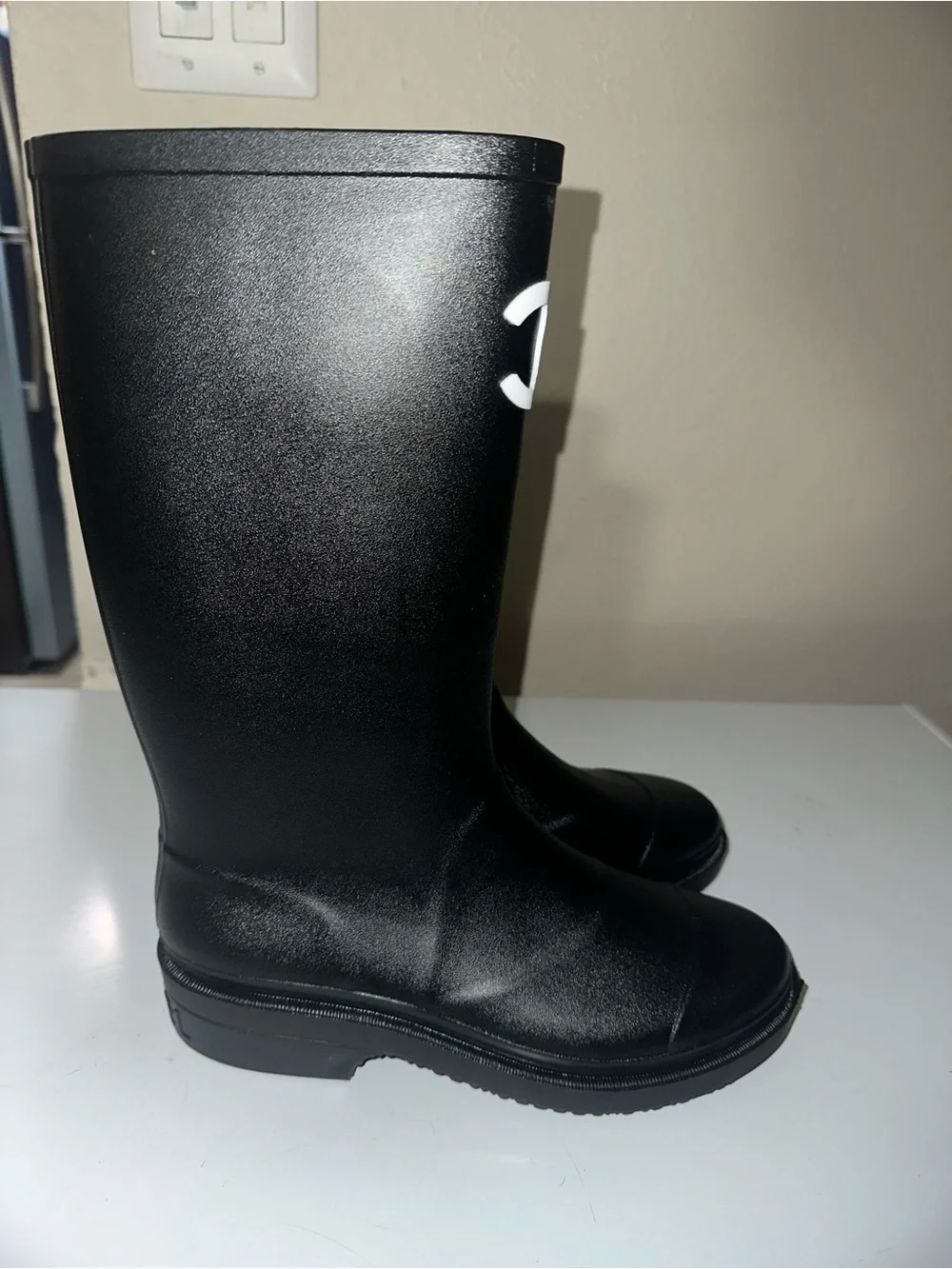 CHANEL Black Boots Women’s Size 8